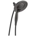 Product Image of In2ition HSSH 2.5 Gpm 5-Setting Round Dual Shower Head with HandHeld Spray (Venetian Bronze), 58569-RB25-PK