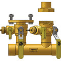 Product Image of 1-1/2" Sweat Run x 1-1/4" Hydro-Core Left Flange Manifold w/ 1-1/4" Sweat Union Connection