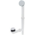 Product Image of Innovator 590 16'' Tubular Slip-Joint PVC Bath Waste with Foot Actuated Bathtub Stopper (Chrome Plated)