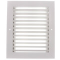 6" x 16" (Wall Opening Size) Steel Return Grille, 35° Fixed Blade (94A Series)
