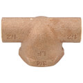 1/2" x 1/2" x 3/4" CxCxF Tee (Lead Free)
