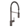 Product Image of Align Single Handle Pre-Rinse Spring Pulldown Kitchen Faucet (Matte Black), 5923BL