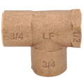 Product Image of 3/4" x 1/2" x 3/4" CxFxC Tee (Lead Free)