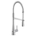 Product Image of Sleek Chrome 1 Handle Pre-rinse Spring Pulldown Kitchen Faucet, Motionsense Wave, 5925EWC