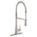 Product Image of Sleek Spot Resist Single Handle Pulldown Kitchen Faucet (Stainless Steel), 5925SRS