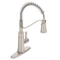 Product Image of Belfield Spot Resist Stainless Pre-rinse Spring 1 Handle Pulldown Kitchen Faucet, 5927SRS