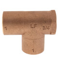 Product Image of 1" x 3/4" x 1" CxFxC Tee (Lead Free)
