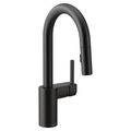 Product Image of Align Matte Black 1 Handle Pulldown Bar Faucet, 5965BL