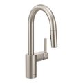 Product Image of Align Spot Resist Stainless 1 Handle Pulldown Bar Faucet, 5965SRS