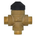 Product Image of 1/2" 3-Way Sweat Zone Valve Body, 44 PSI (1.0 Cv)