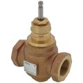 Product Image of 1-1/4" 2-Way N/O Brass Equal Percentage Valve Body, Female x Female (16 Cv)