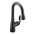 Product Image of Arbor Matte Black 1 Handle Pulldown Bar Faucet, 5995BL