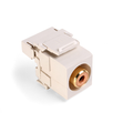 Product Image of RCA 110-termination Quickport, Connector (Orange) Barrel (Light Almond) Housing