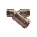Product Image of 1" FNPT x MNPT Bronze Wye Strainer w/ Plain Cap (Lead Free) 59LF40501