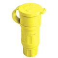 Product Image of 30A, 125/250V Non-NEMA, 3P, 3W, Locking Connector, Non-Grounding, Wetguard (Yellow)