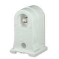 Product Image of High-output Base, Double Contact Fluorescent Lampholder, Pedestal, Stationary (White)