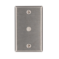 Product Image of 1-Gang Telephone/cable Wallplate, Standard Size, Non-magnetic Stainless Steel