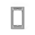 Product Image of Single-Gang MOS Wallplate (Gray)
