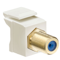 Product Image of Feedthrough Quickport, F-Connector, Gold Plated (Light Almond) Housing