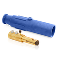 Product Image of 17 Series Plug, Male, 600A Max, 600 Volt, Double Set Screw Termination, 350-500 MCM Cable Range (Blue)