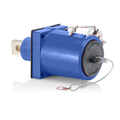 Product Image of Rhino-Hide 1 Pole Male 45 Deg Receptacle 1 Hole Bus Bar, 313MCM-777MCM Cable (Blue)