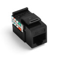 GigaMax Cat 5e UTP QuickPort Jack (Black)