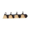 Product Image of Ballerina 4 Light 30" Vanity w/ Champagne Linen Washed Glass