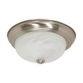 Product Image of 2 Light 13" Flush Mount Alabaster Glass