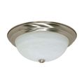 Product Image of 3 Light 15" Flush Mount Alabaster Glass