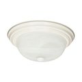 Product Image of 2 Light 13" Flush Mount Alabaster Glass