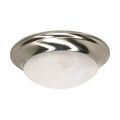 Product Image of 1 Light 12" Flush Mount Twist and Lock w/ Alabaster Glass