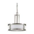 Product Image of Odeon 4 Light Pendant w/ Satin White Glass