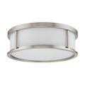 Product Image of Odeon 3 Light 17" Flush Dome w/ Satin White Glass