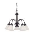 Product Image of Ballerina 5 Light 24" Chandelier w/ Frosted White Glass