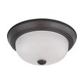 Product Image of 2 Light 11" Flush Mount w/ Frosted White Glass