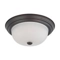 Product Image of 2 Light 13" Flush Mount w/ Frosted White Glass