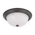 Product Image of 3 Light 15" Flush Mount w/ Frosted White Glass