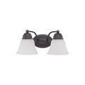 Product Image of Empire 2 Light 15" Vanity w/ Frosted White Glass