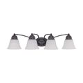 Product Image of Empire 4 Light 29" Vanity w/ Frosted White Glass