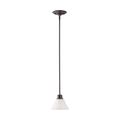 Product Image of Empire 1 Light 7" Mini Pendant w/ Frosted White Glass