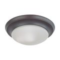 Product Image of 1 Light 12" Flush Mount Twist and Lock w/ Frosted White Glass