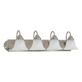 Product Image of Ballerina 4 Light 30" Vanity w/ Alabaster Glass Bell Shades