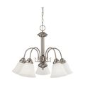 Product Image of Ballerina 5 Light 24" Chandelier w/ Frosted White Glass