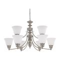 Product Image of Empire 9 Light 32" Chandelier w/ Frosted White Glass
