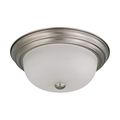 Product Image of 2 Light 13" Flush Mount w/ Frosted White Glass