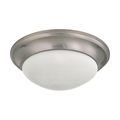 Product Image of 3 Light 17" Flush Mount Twist and Lock w/ Frosted White Glass