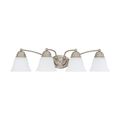Product Image of Empire 4 Light 29" Vanity w/ Frosted White Glass