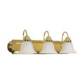 Product Image of Ballerina 3 Light 24" Vanity w/ Alabaster Glass Bell Shades
