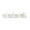 Product Image of Ballerina 4 Light 30" Vanity w/ Alabaster Glass Bell Shades