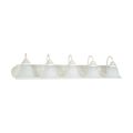 Product Image of Ballerina 5 Light 36" Vanity w/ Alabaster Glass Bell Shades